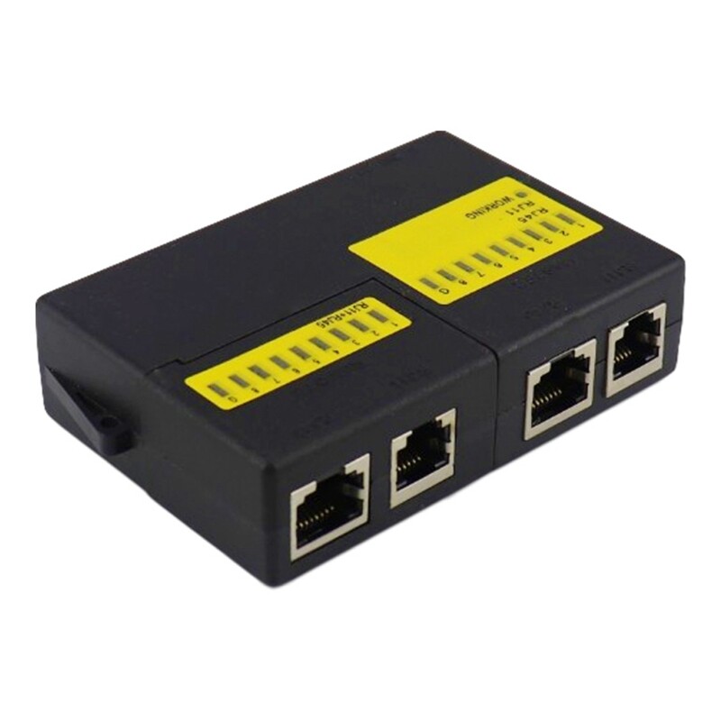 Rj45 network cable lan tester rj45 cat5 lan cable tester networking tool network repair rj45+rj11 network cable tester