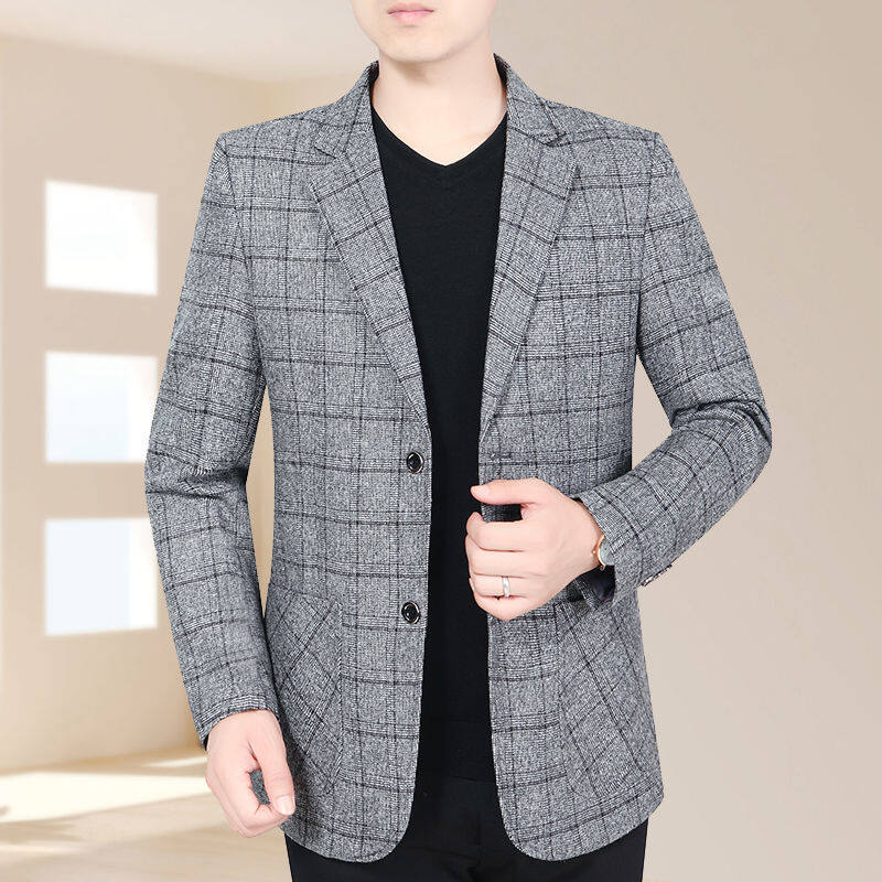 Limited time special middle-aged men's suit jacket casual suit men's self-cultivation father spring and autumn jacket jacket handsome