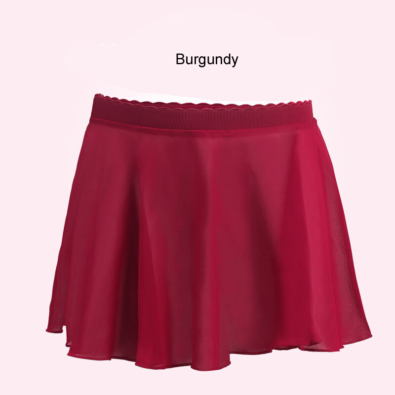 Ballet Waist band Leotard Chiffon Skirt Ballet Chiffon Wrap Skirt Girls Ballet Chiffon Wrap Skirts Dance Skirt for Toddlers Kids adut
