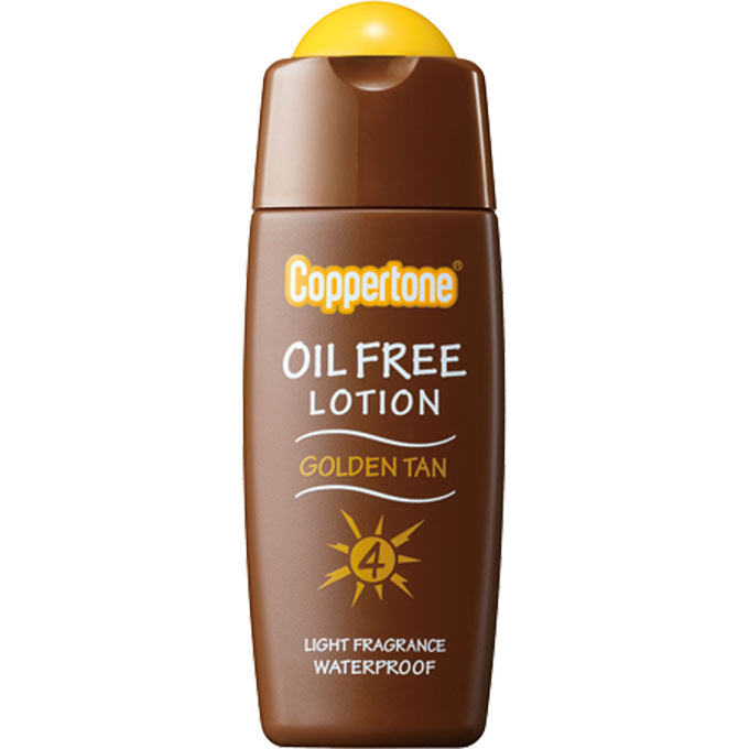 coppertone tanning oil spf 4