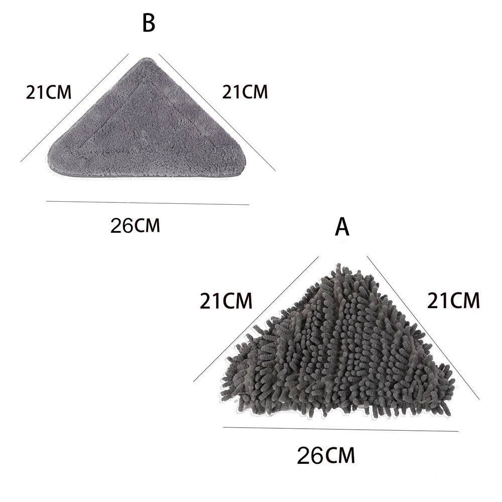 XUNJIE Multifunctional Replacement Flat Microfiber Wash Floors Dust Mop Mop Head Triangle Rag Mop Accessories