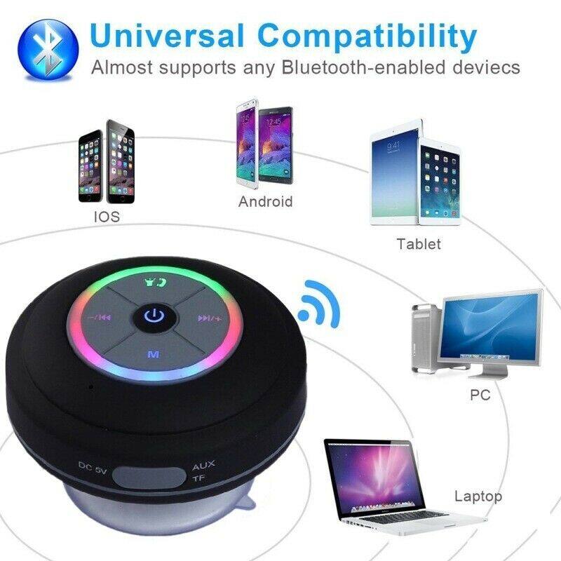 High Quality Wireless Bluetooth Speaker Portable Waterproof Shower Speaker Hands-Free Car For Iphone Ipod Android Phones Mp3