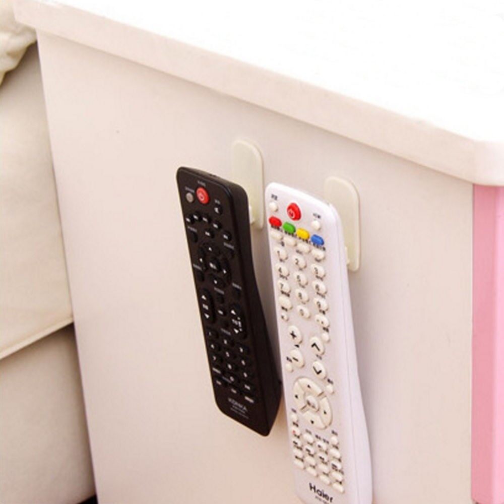 YESPERY Cái/bộ Cái Móc Nhựa Bộ Móc Kéo Dính Móc Treo Tường Điều Khiển Từ Xa Tiện Dụng TV Điều Khiển Không Khí