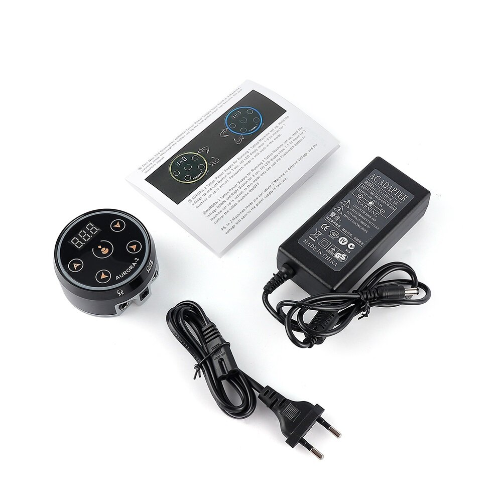 Foreverlily Ta ttoo Pen Power Supply Dual Connecting Interfaces Stable Performance With LCD Screen Power Supply