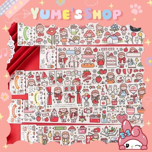 [HCM]Sticker Cô Gái Phong Cách Hàn Quốc Dễ Thương