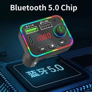 Bộ Sạc Nhanh Điện Thoại PD USB Bộ Phát FM 5.0 Bluetooth, Bộ Chuyển Đổi Nhận Tín Hiệu Máy Nghe Nhạc MP3 Không Dây Cho Xe Hơi thumbnail