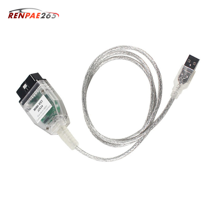 Mini Vci J2534 Diagnostic Cable Scanner Adapter Obd2 Usb Interface Scan Cable Compatible For Toyota Lexa V16.20.023