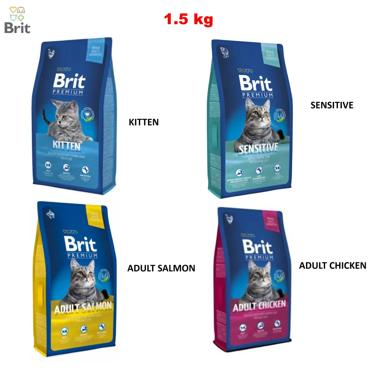 brit premium cat adult salmon