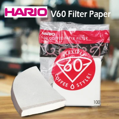 Ready Stock. Hario V60 Filter Paper Odorless White 01/02. Hario Coffee Filter .Hand Drip Filter Paper