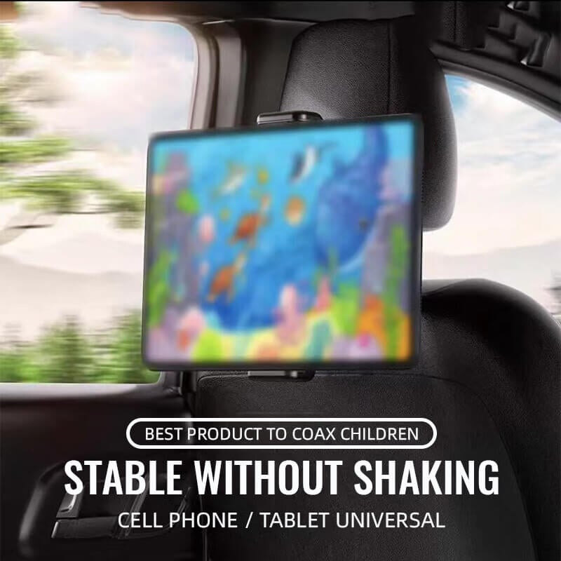 Universal Car Back Seat Phone Holder Rotatable Auto Headrest Bracket Support Compatible with iPad Pro Air 4.7-12.5inch Tablet Holders