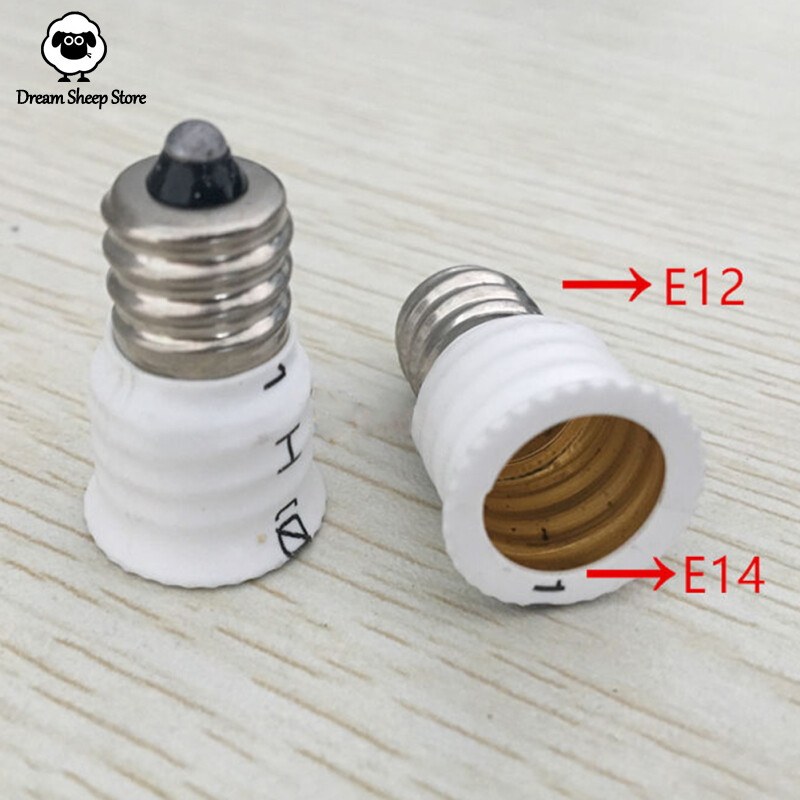Dreamsheep high quality e12 to e14 converter lamp holder led light bulb base