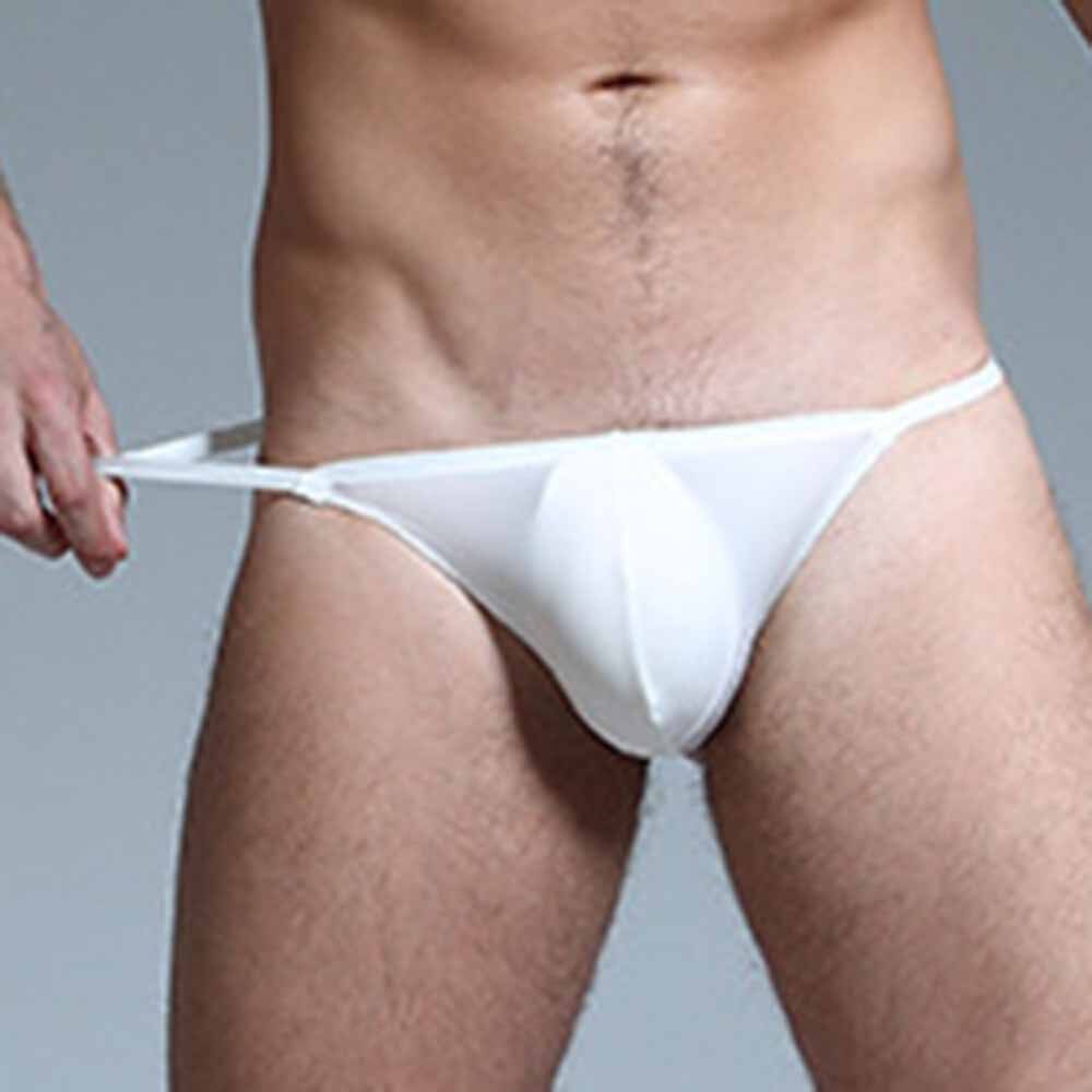 Momlove Men's Jockstrap Underwear Underpants Drawing Bikini String