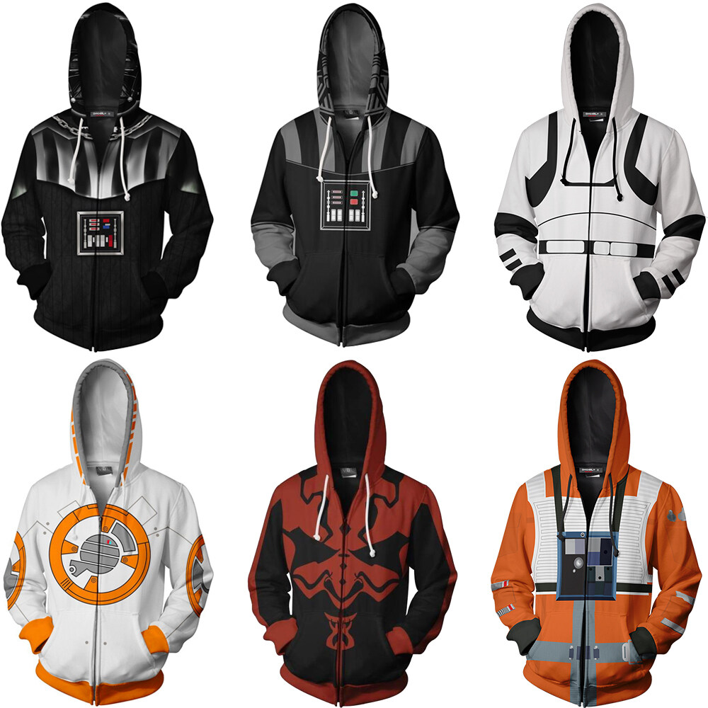 Stormtrooper zip outlet up hoodie