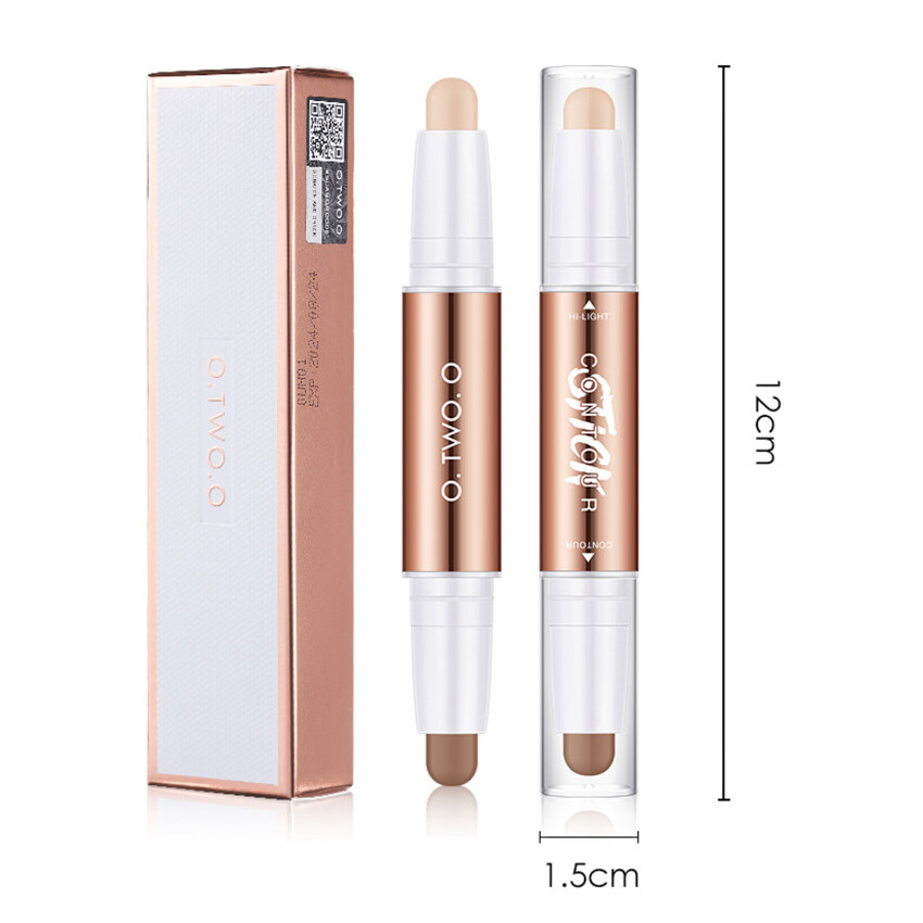 O. TWO. O Double Head Makeup Stick Clavicle Shadow Pen Three-Dimensional Highlight