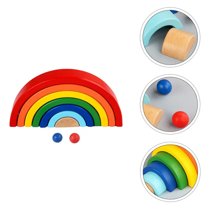 diy rainbow stacker