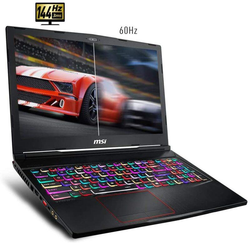 MSI GE63 Raider RGB-608 15.6 Gaming Laptop, 144Hz Display, Intel Core i7-9750H, NVIDIA GeForce RTX2070, 16GB, 256GB NVMe SSD + 1TB HDD Malaysia