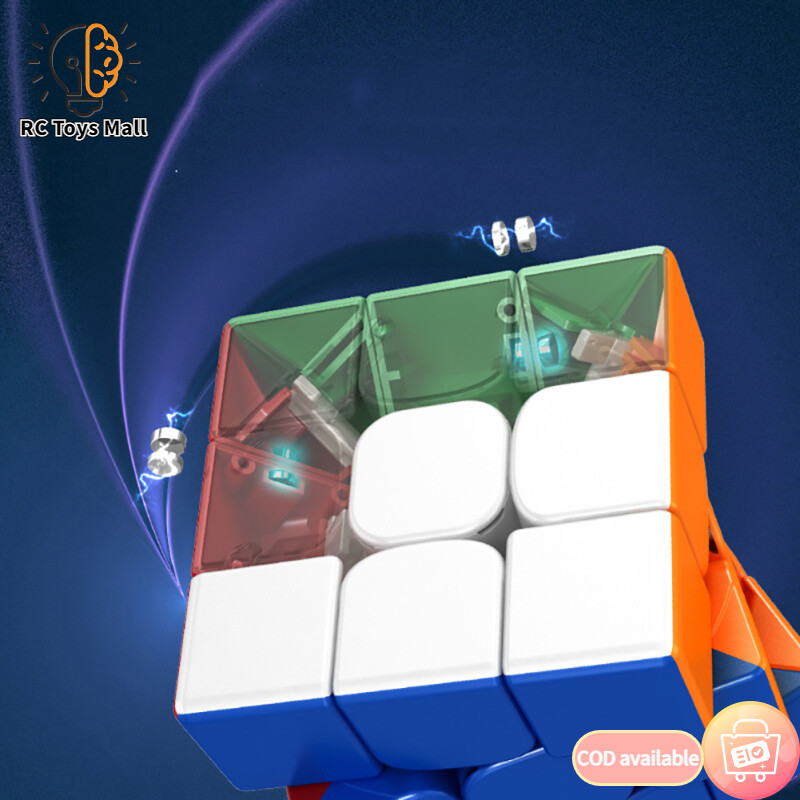 Moyu RS4M Magnetic Speed Cube 4x4 Stickerless Magic Cube Puzzle Toy