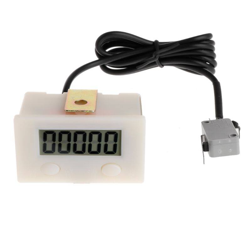 Bộ Đếm Điện Tử LCD 5 Chữ Số Kỹ Thuật Số, Với Nút Reset & Pause Microswitch