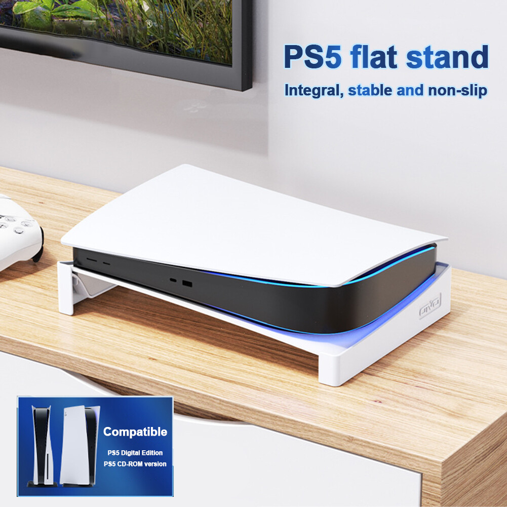 Gaming Console Stand Kit Horizontal Base for PS5 CD-ROM/Digital Accessories
