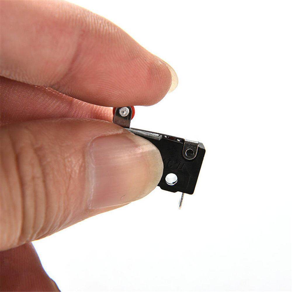 Comforhome 10 Chiếc Micro Con Lăn Cánh Tay Đòn Đóng Mở Hạn Chế Công Tắc Kw12-3 PCB Microswitch