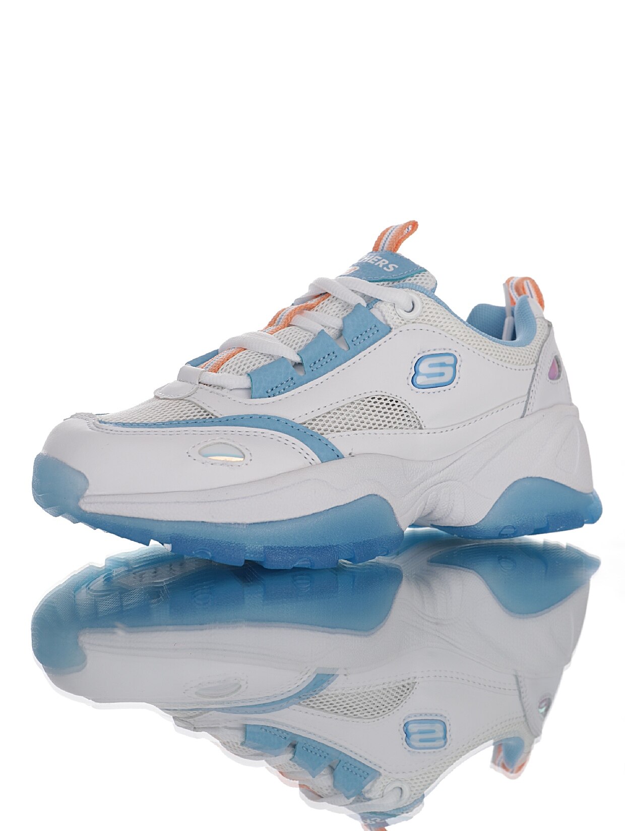 light blue sketchers