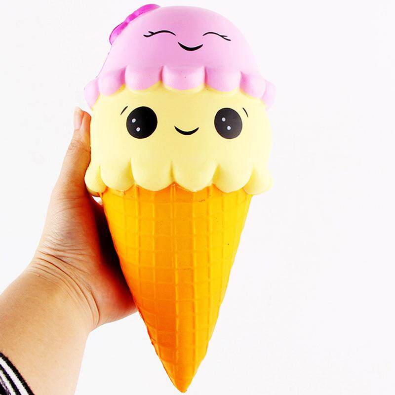 Antistress Squishy Slow Rising Ice Cream Cute Kawaii Soft Jumbo Food Cone Bread Pendant Toys For Kids Adults Relieves Stress Clear And Distinctive Mobile Phone Accessories Cellphones & Telecommunications