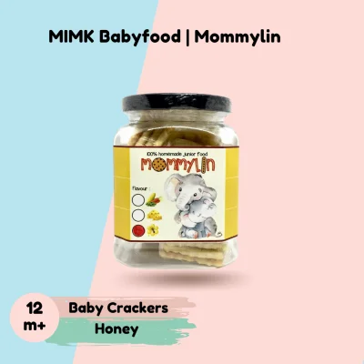 MIMK BABYFOOD Honey Baby Crackers by Mommylin Kraker Madu 200g (12m+)