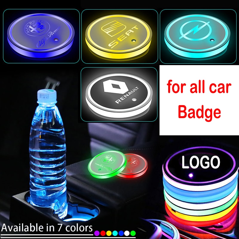 Soft Silicone Cup Holder Coaster For MINI Cooper (R55, R56, R60, R61, F54, F55) - Union Jack Design