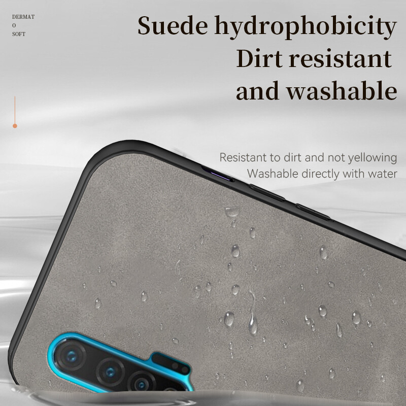 For Huawei Nova6 Case Luxury Leather Texture Shockproof Phone Cover Huawei Nova6SE TPU Soft Casing
