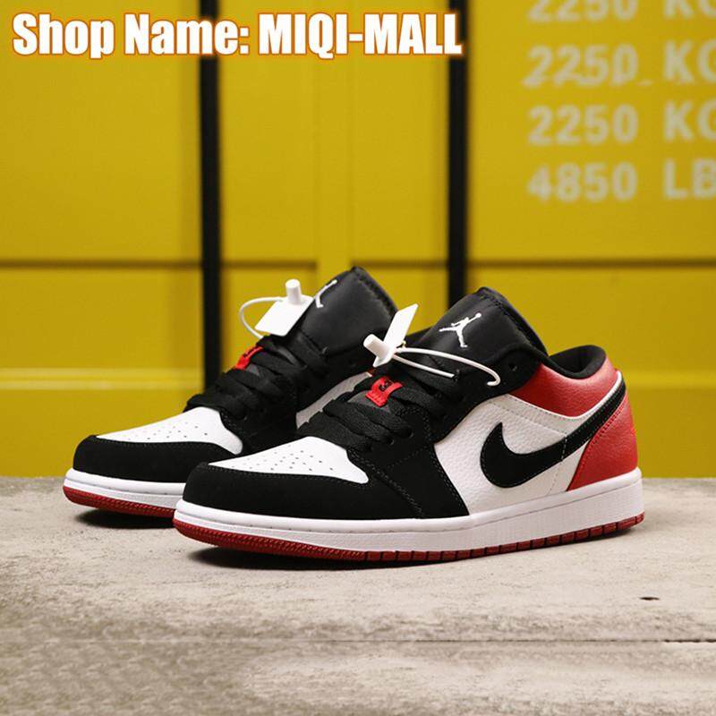 jordan 1 low black toe womens