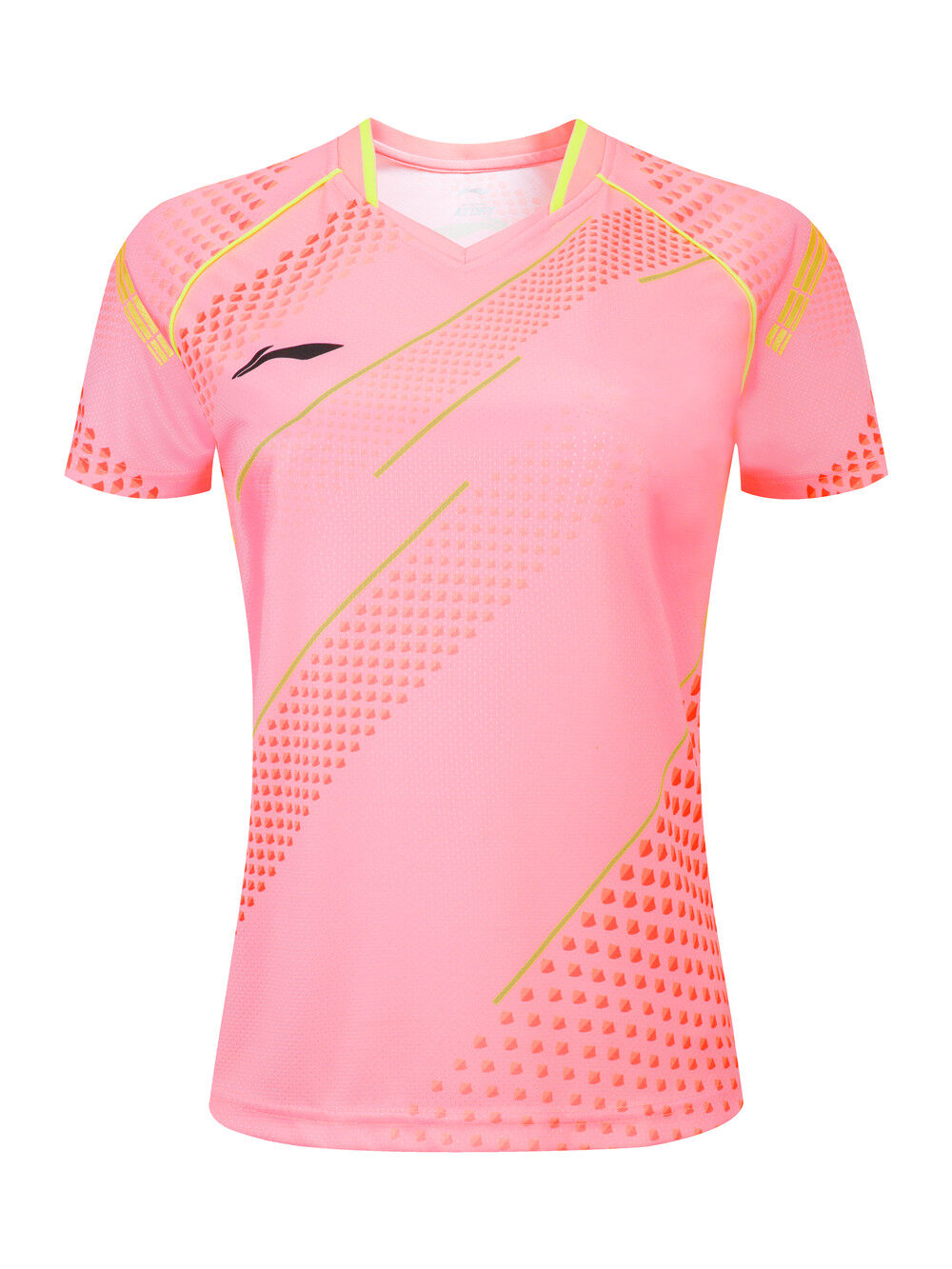 2021 The New Quick-drying Badminton Wear Men and Women 16078 Pink Shirt Training Competition Tennis Wear Table Tennis Wear Sports 16078 Shirt T-shirt(only Shirt)