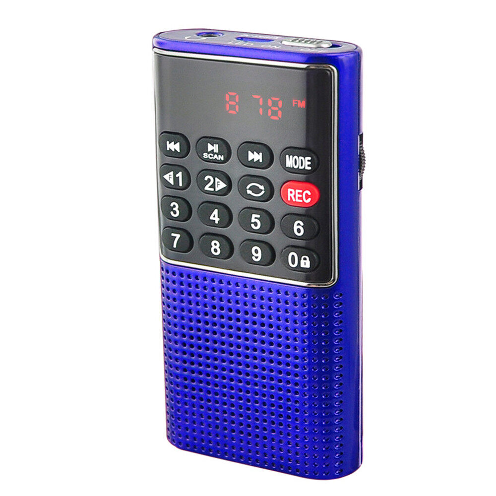 Mini Speaker Digital Voice Recorder USB Rechargeable MP3 Player TF Multifunctional Speaker
