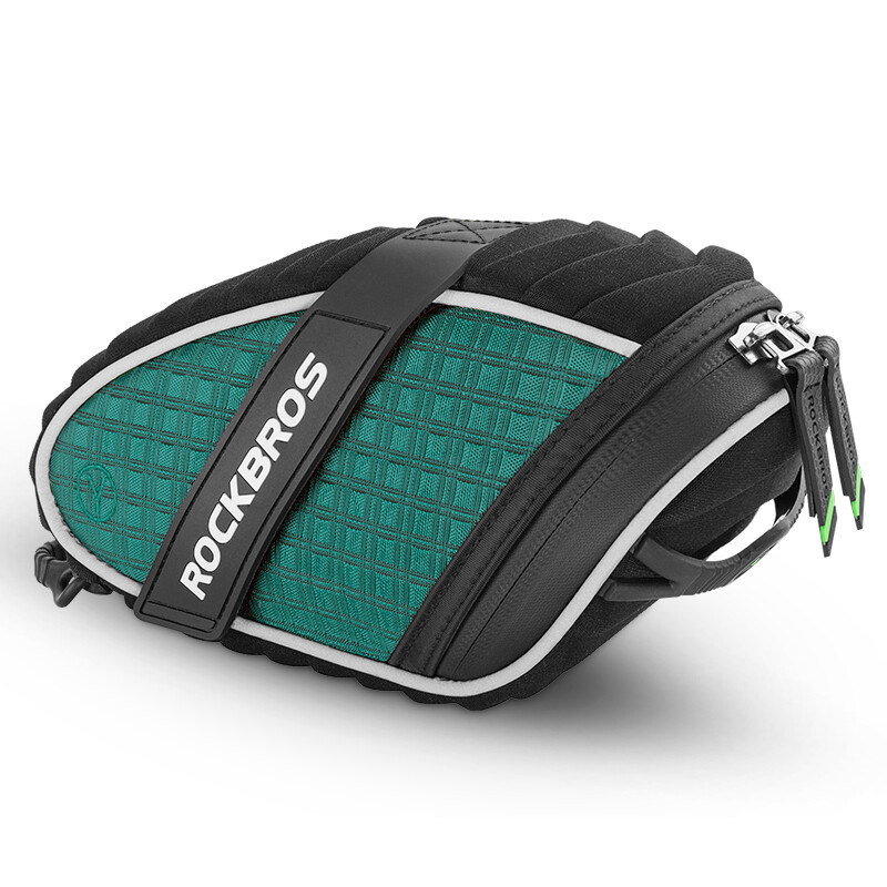 ROCKBROS Bicycle Bag 3D Shell Rainproof Saddle Bag Reflective Bike Bag Shockproof Cycling Rear Seatpost Bag MTB Bike Accessories
