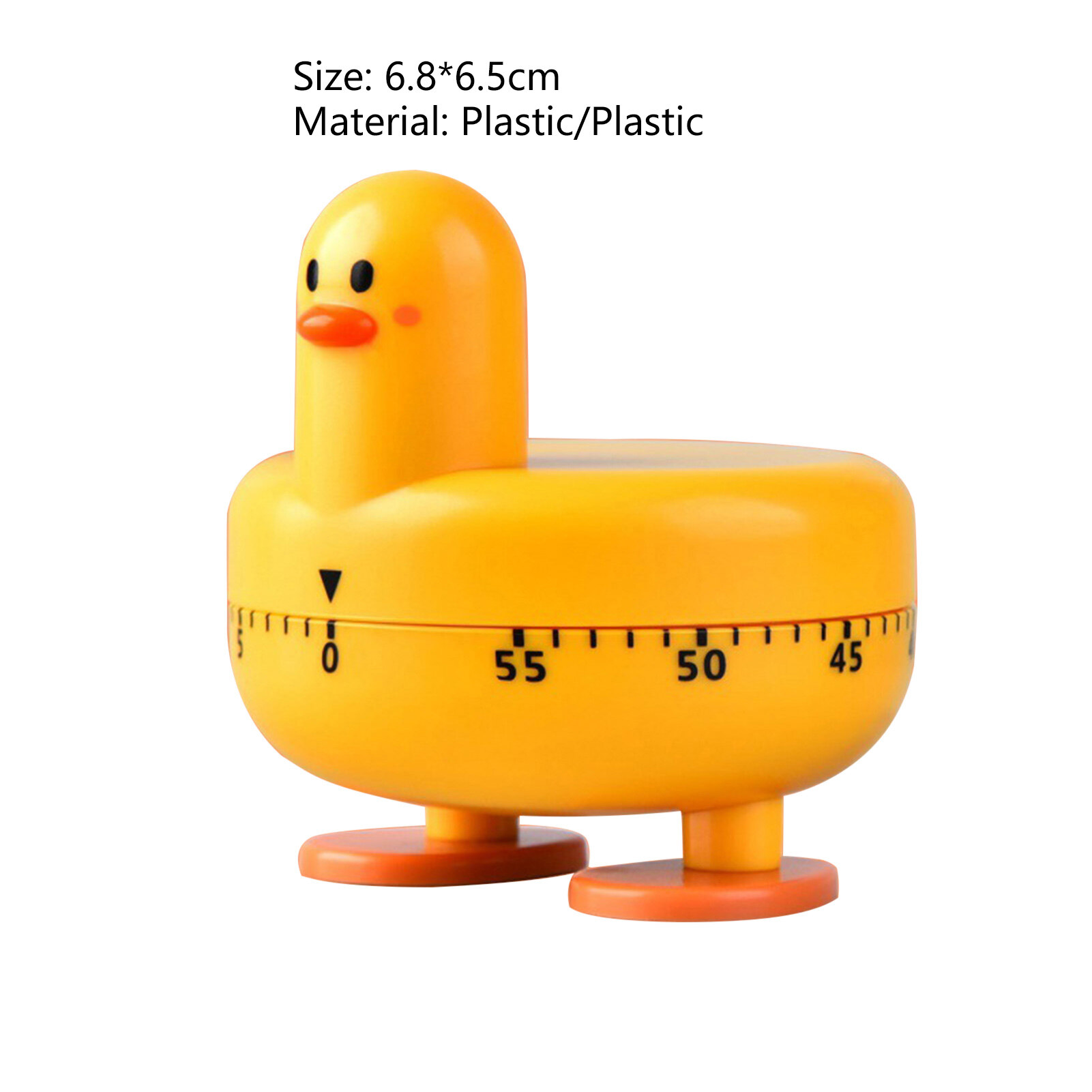 Farfi Good Kitchen Timer Eye-catching Adorable Appearance Practical Manual Cute Cartoon Duck Countdown Timer for Baking