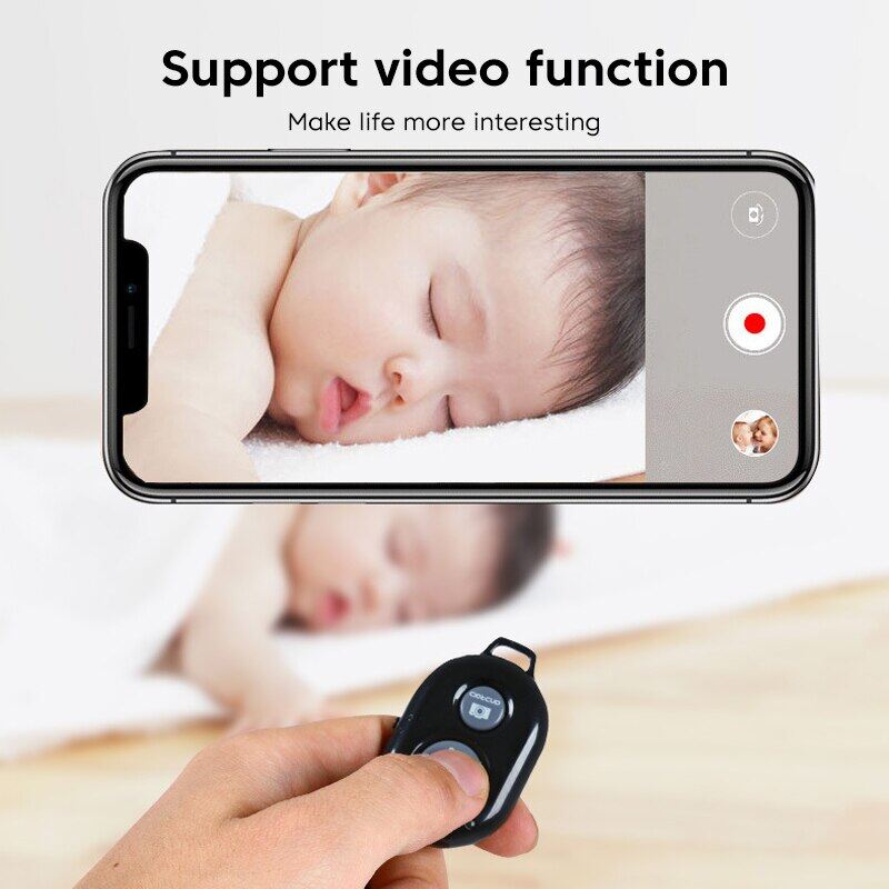 ：》 Olaf Wireless Bluetooth4.0 Remote Control Button Controller Self-Timer Camera Stick Shutter Phone Holder Selfie Remote Control