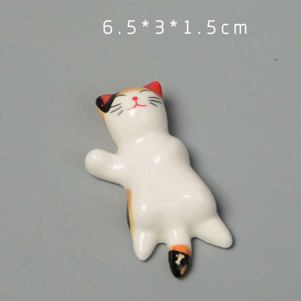 Chopstick Pillow Chinese Household Ceramic Crafts Tableware Tools Chopsticks Rest Cat Shape Chopstick Holder