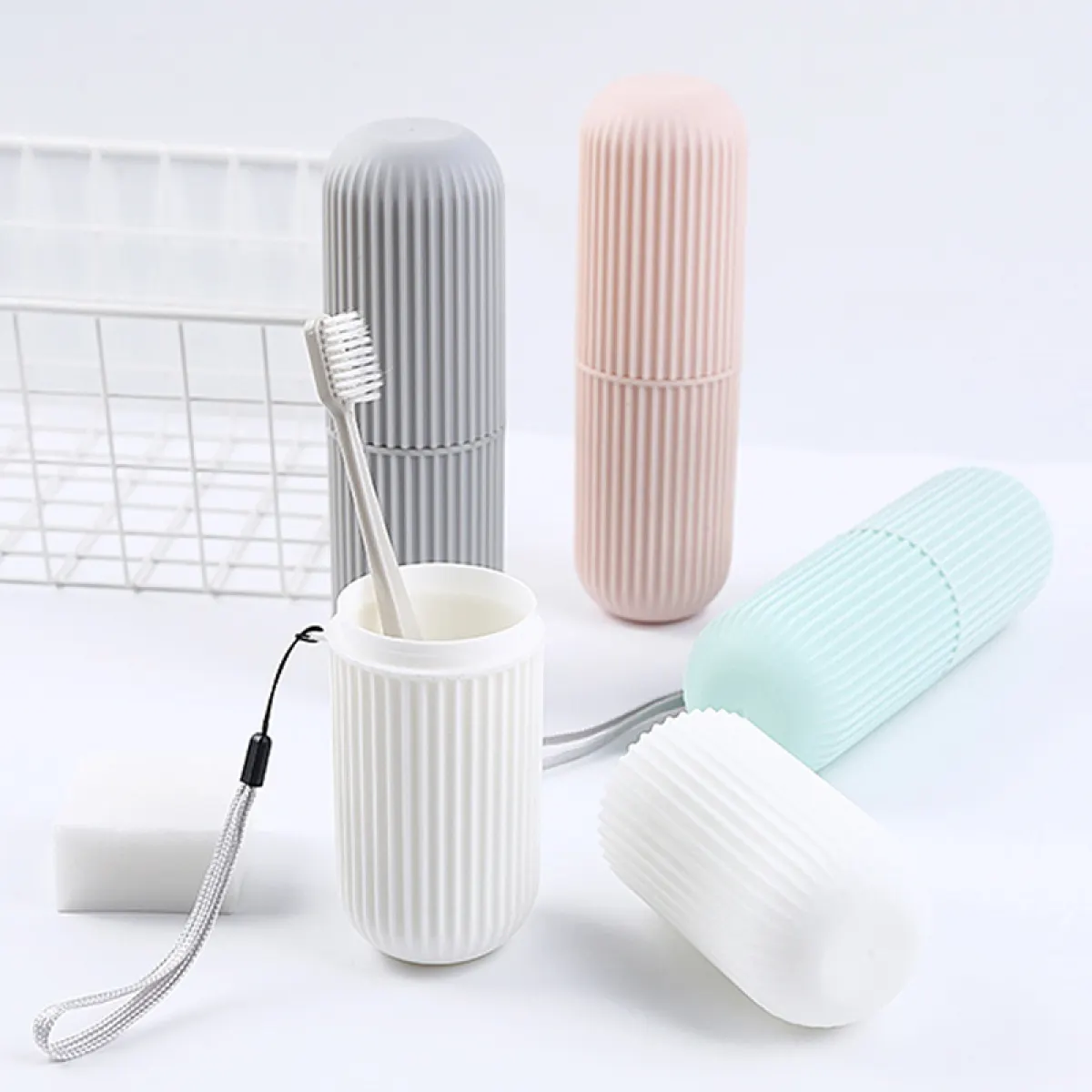 portable toothbrush with toothpaste