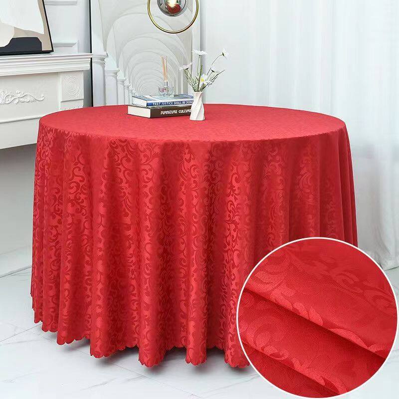 Round table square cloth hotel table cloth, customized restaurant conference home large round table cloth, rectangular table cloth, square table, round table, European style