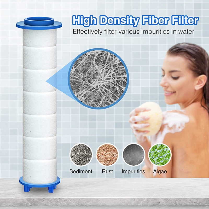 Đầu vòi sen Bộ lọc thay thế PP Bộ lọc bằng bông Cartridge phụ kiện phòng tắm nước cho cầm tay Vòi xịt nhà tắm
