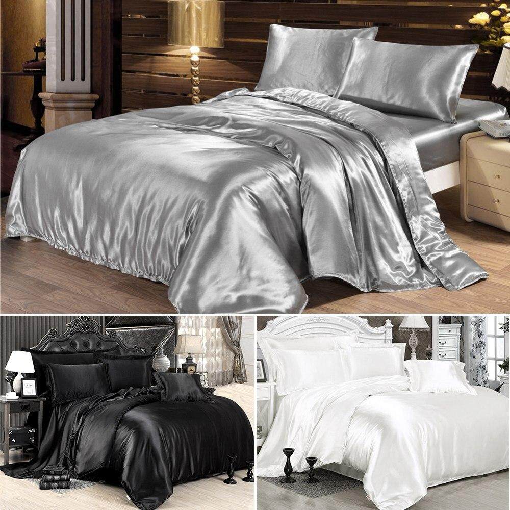 King Size Bedding Set 100 Satin Bedding Set Comforter Bedding Set