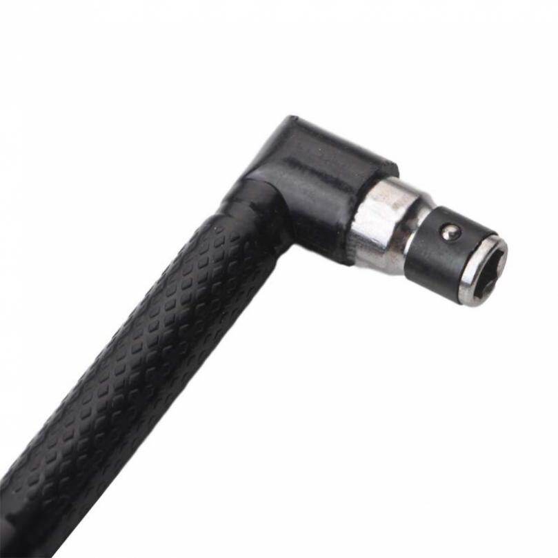 1/4 Inch Hex Socket Two Way L Shape Screwdriver Bit Double Head Hand Ratchet Wrench Tools for Connect 6.35mm Sockets or Screwdriver Bit