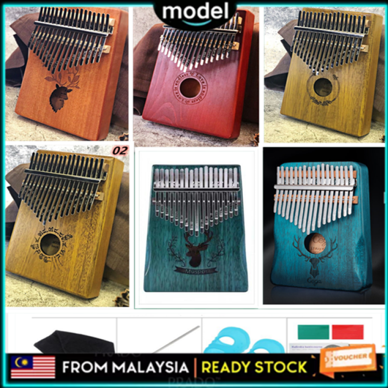 【Warranty 1 Year】 Portable Kalimba 拇指琴 Thumb Piano 17 Key Finger Piano Kalimba Instrument Malaysia