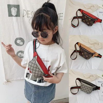 luckyingbaby Toddler Girls Kids Floral Print Retro Waist Bag Handbag Belt Chest Hip Crossbody Shoulder Messenger Bags