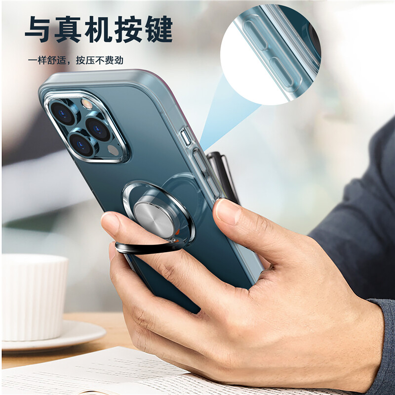  transparent phone case for iphone 14 pro max iphone 13 pro max iphone 12 pro max iphone 11 pro max iphone xs max XR x iphone 7plus 8plus 6s plus clear transparent case with ring holder build in stand phone case