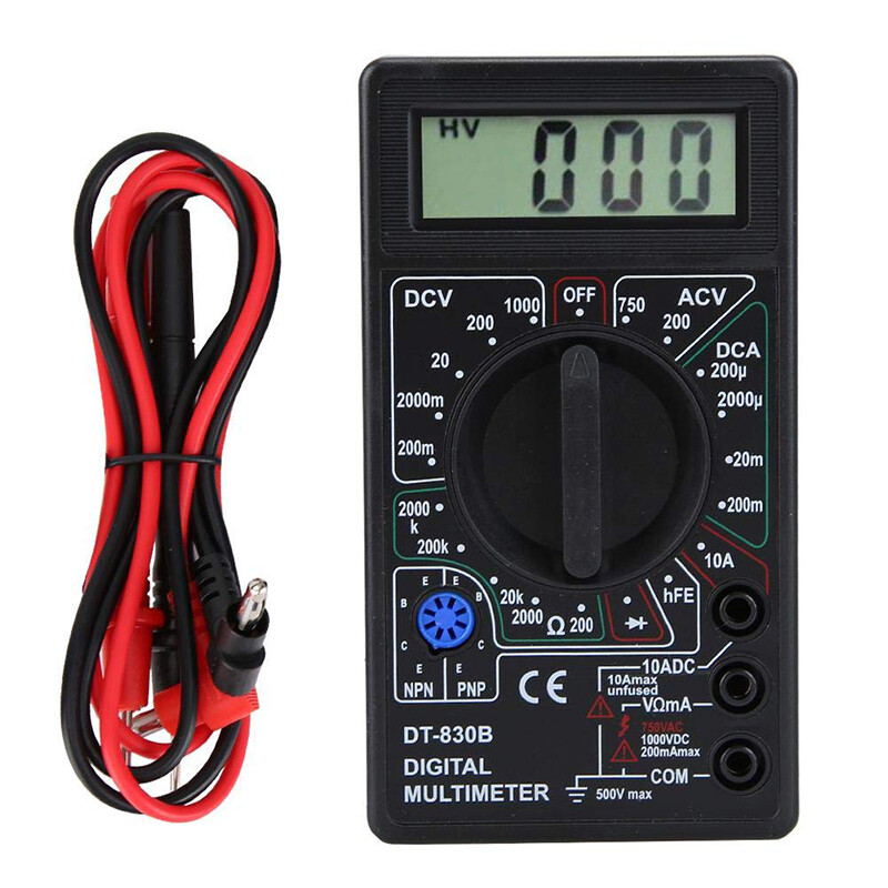 [Hàng Có Sẵn] KIPRUN Đồng Hồ Vạn Năng Kỹ Thuật Số LCD AC/DC, Vôn Kế Ampe Kế 750/1000V Máy Kiểm Tra Ohm Đồng Hồ Cầm Tay An Toàn Cao Đồng Hồ Vạn Năng Kỹ Thuật Số