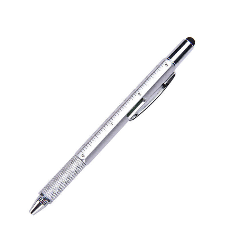 YESPERY Multi-function Handheld Pen Mini Screwdriver Measure Tool Tech Ruler Screwdriver Touch Screen Stylus Spirit Level