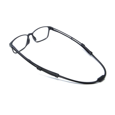 Anti Blue Glasses Computer Radiation Protection Eyeglasses Indoor Outdoor Sport Optical Glasses Frame Replaceable Lens Hanging Neck