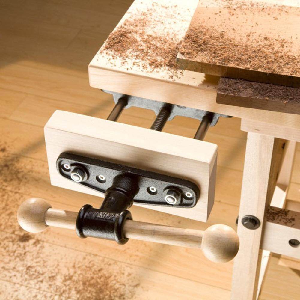 7inch Woodworking Double Connecting Rod Table Clamp Folder Table Bench Vise