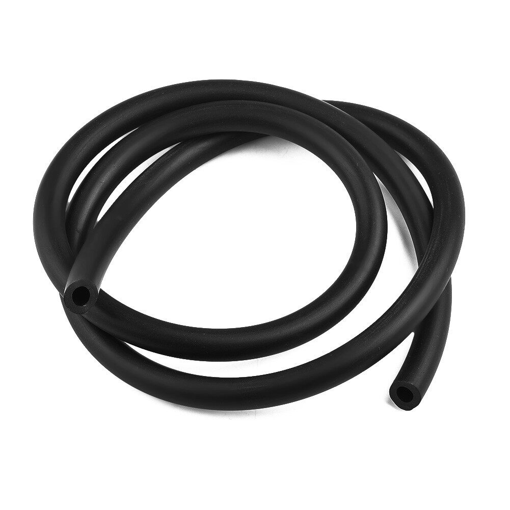 6mm 1/4" 1 Meter Fuel Hose Full Silicone Fuel/Air Vacuum Hose/Line/Pipe/Tube Black Air Vacuum