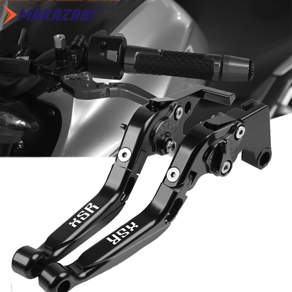 For YAMAHA XSR155 XSR 155 2019-2023 Motorcycle Aluminum adjustable Brake Clutch Levers With XSR LOGO CNC Aluminum Handle Brake Lever
